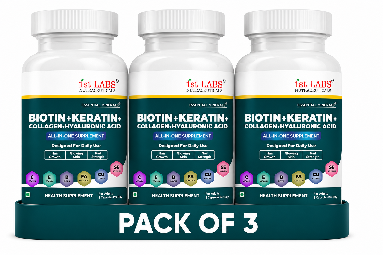 BIOTIN+KERATIN + COLLAGEN-HYALURONIC ACID