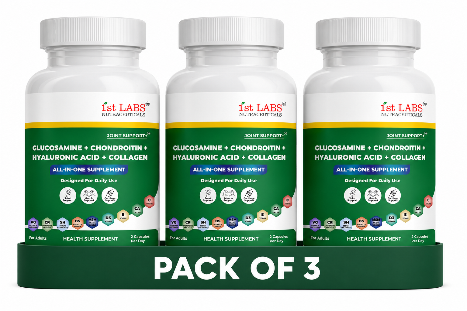 JOINT SUPPORT+ GLUCOSAMINE + CHONDROITIN + HYALURONIC ACID + COLLAGEN